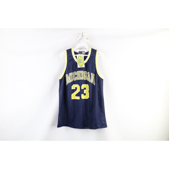 NOS Vintage 90s Boys XL Spell Out University of Michigan Baseball